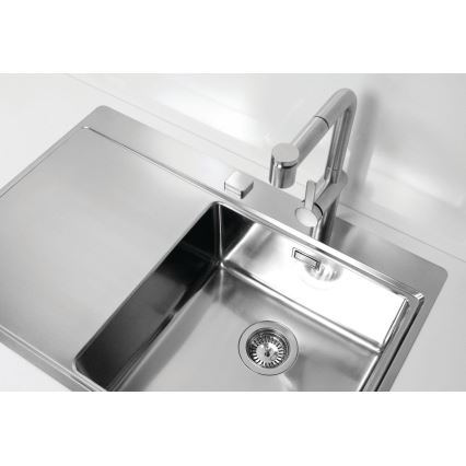ALVEUS 1103651 - Kuchyňský dřez PURE 79x52,5 cm satin, pravý