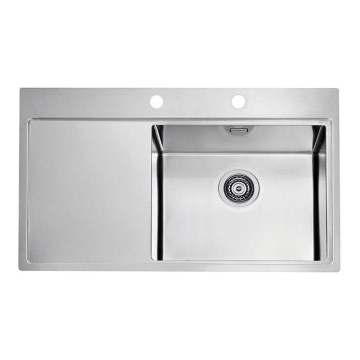 ALVEUS 1103653 - Kuchyňský dřez PURE 86x52,5 cm satin, pravý