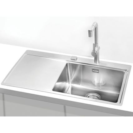 ALVEUS 1103653 - Kuchyňský dřez PURE 86x52,5 cm satin, pravý