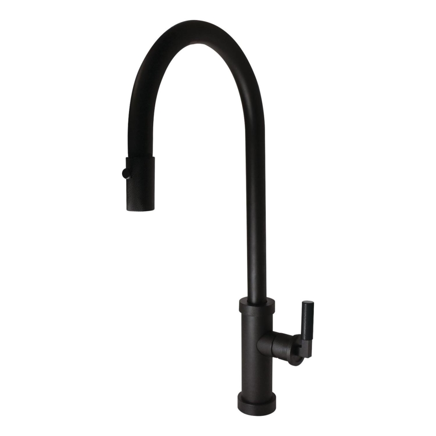 ALVEUS 1132179 - Dřezová baterie s vytahovací sprškou NERINA 46,8 cm černá
