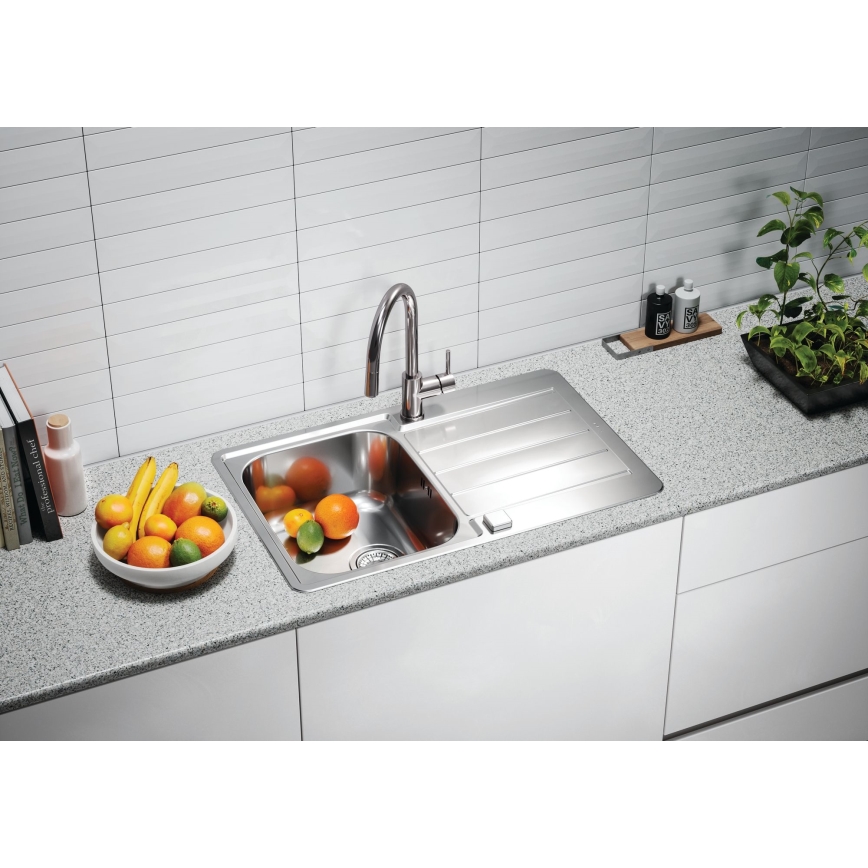 ALVEUS 1136608 - Kuchyňský dřez LINE 79x50 cm nerez/satin, bez excentru