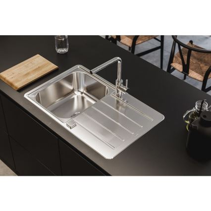 ALVEUS 1136608 - Kuchyňský dřez LINE 79x50 cm nerez/satin, bez excentru