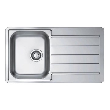 ALVEUS 1144640 - Kuchyňský dřez LINE 86x50 cm matná ocel/satin, bez excentru