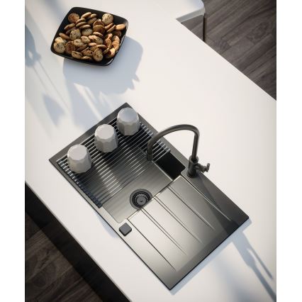 ALVEUS 1148159 - Kuchyňský dřez CADIT 79x50 cm granit/černá
