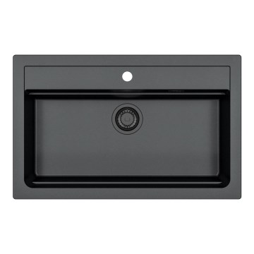 ALVEUS 1148163 - Kuchyňský dřez ATROX 79x50 cm granit/černá