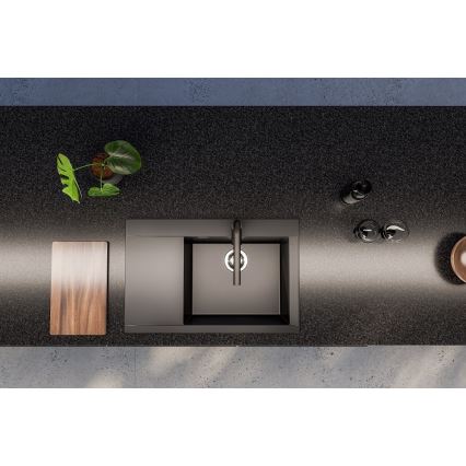 ALVEUS 1149502 - Kuchyňský dřez PURE 79x51,5 cm granit/antracit
