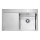ALVEUS 1149516 - Kuchyňský dřez PURE 79x52,5 cm satin, pravý + sifon s rychlouzávěrem