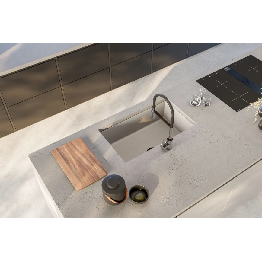 ALVEUS 1150058 - Kuchyňský dřez OMNI 75x45 cm granit/bílá