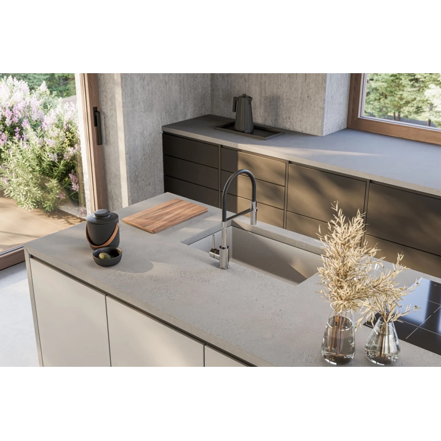 ALVEUS 1150058 - Kuchyňský dřez OMNI 75x45 cm granit/bílá