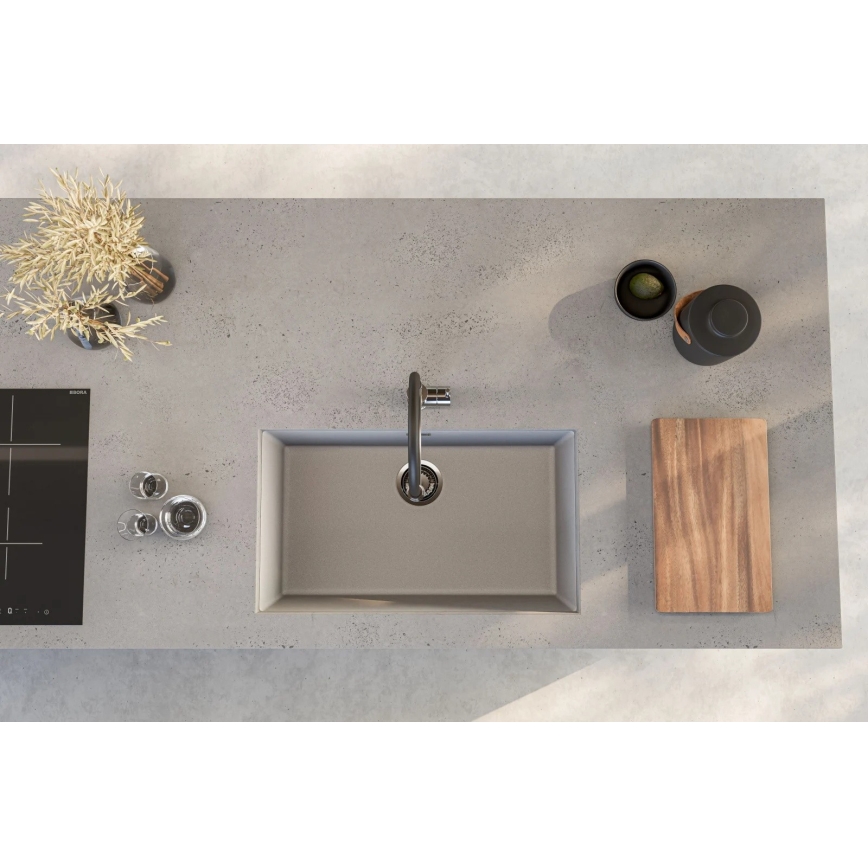 ALVEUS 1150058 - Kuchyňský dřez OMNI 75x45 cm granit/bílá