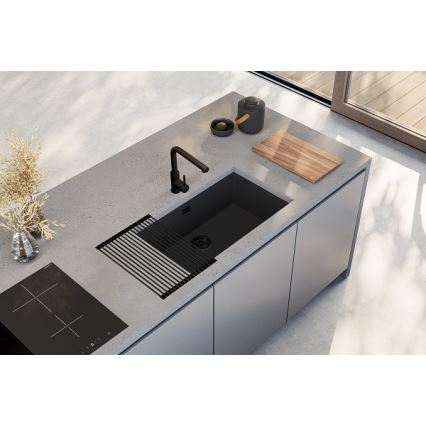 ALVEUS 1150064 - Kuchyňský dřez OMNI 75x45 cm granit/černá