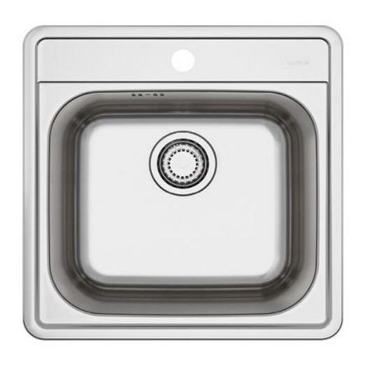 ALVEUS 1151258 - Kuchyňský dřez MORE 50x49 cm matná ocel/satin