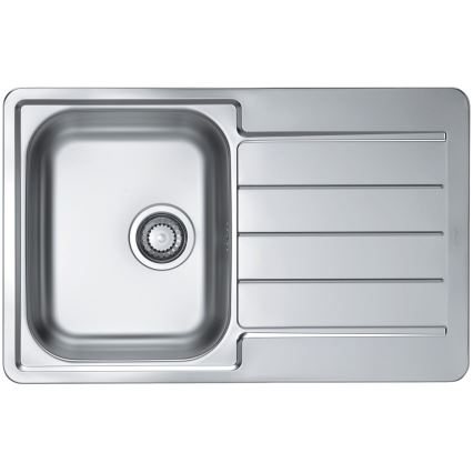 ALVEUS SET0026 - Kuchyňský dřez LINE 79x50 cm + dřezová baterie TONIA 29,5 cm satin/lesklý chrom