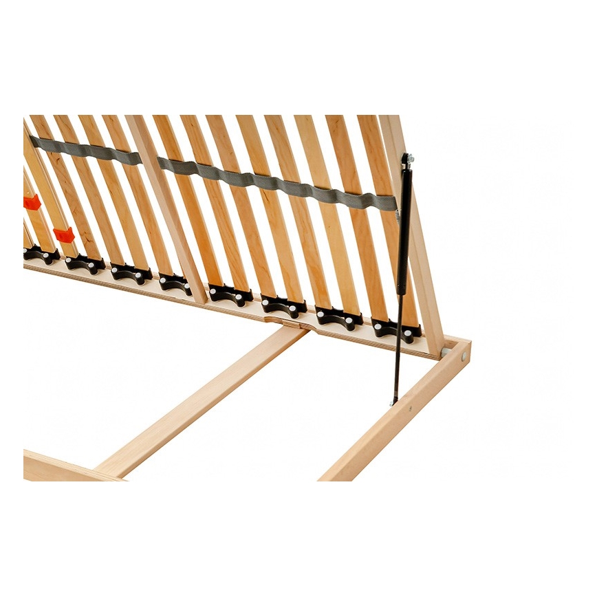 Ambiamo - Pružný lamelový rošt s bočním výklopem na písty ODENSE 200x90 cm pravý