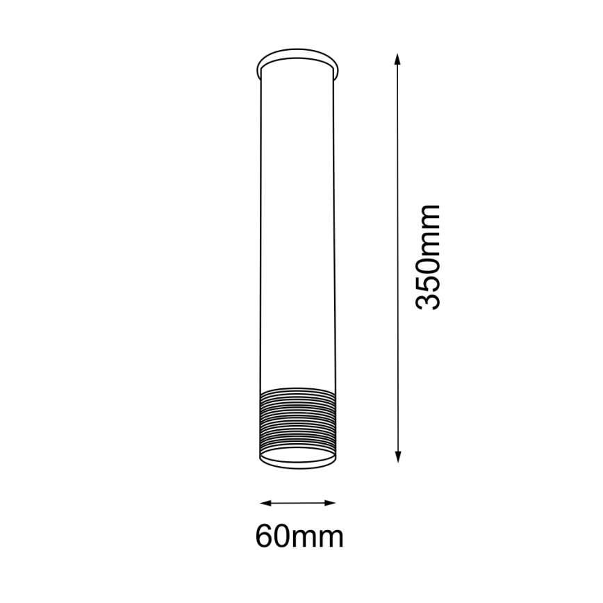 Amplex - Bodové svítidlo 1xGU10/10W/230V bílá/zlatá