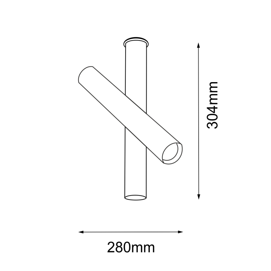 Amplex - Bodové svítidlo 1xGU10-MR11/15W/230V černá/mosaz