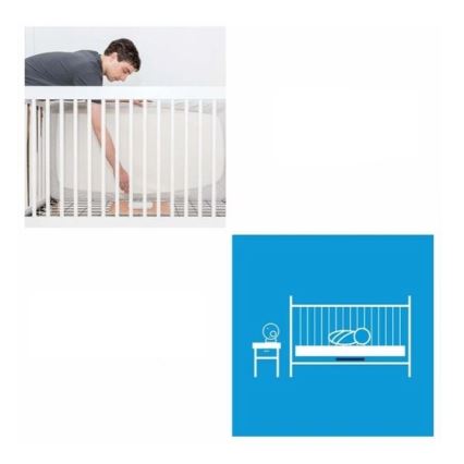Angelcare - SADA Monitor dechu 16x16 cm + dětská audio chůvička USB