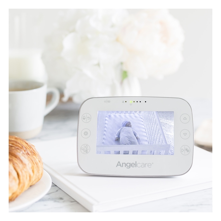 Angelcare - SADA Monitor dechu 16x16 cm + dětská video chůvička USB