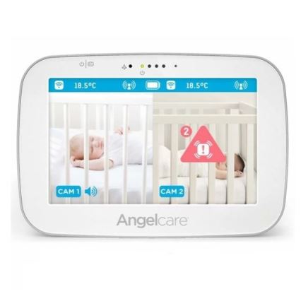 Angelcare - SADA Monitor dechu 16x16 cm + dětská video chůvička USB