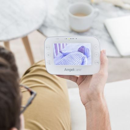 Angelcare - SADA Monitor dechu 16x16 cm + dětská video chůvička USB