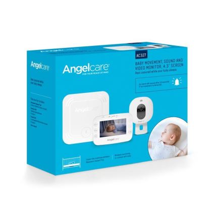 Angelcare - SADA Monitor dechu 16x16 cm + dětská video chůvička USB