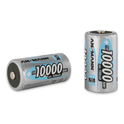 Ansmann 06549 Mono D - 2ks nabijecí baterie D NiMH/1,2V/1000mAh