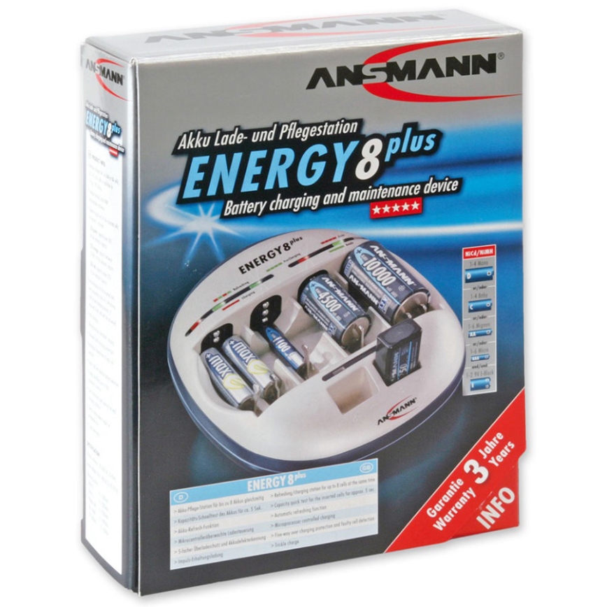 Ansmann Energy 8 Plus nabíječka