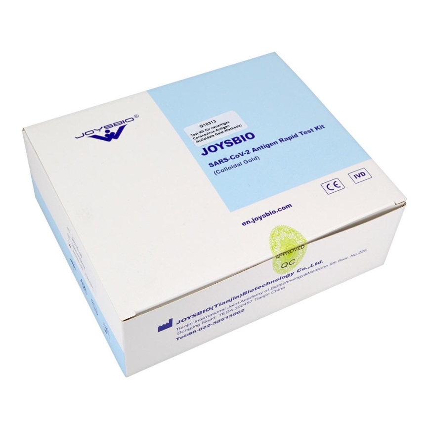 Antigenní rychlotest ze slin koronaviru COVID-19 SARS-CoV-2 - testovací kit