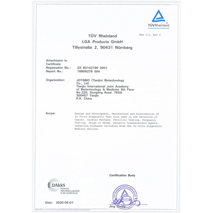 Antigenní rychlotest ze slin koronaviru COVID-19 SARS-CoV-2 - testovací kit