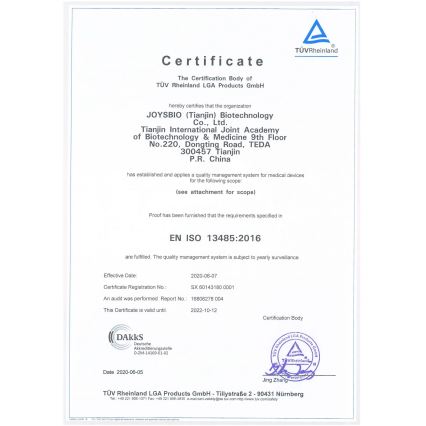 Antigenní rychlotest ze slin koronaviru COVID-19 SARS-CoV-2 - testovací kit