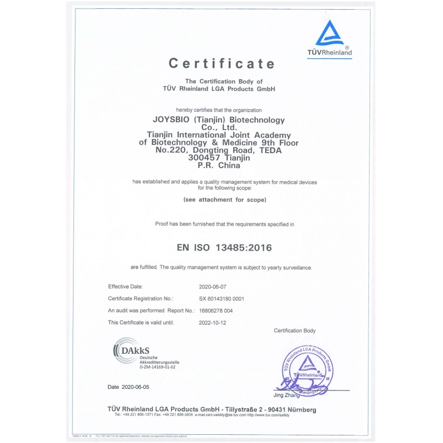 Antigenní rychlotest ze slin koronaviru COVID-19 SARS-CoV-2 - testovací kit