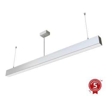 APLED - LED Lustr na lanku LOOK LED/46W/230V 4000K 120 cm stříbrná