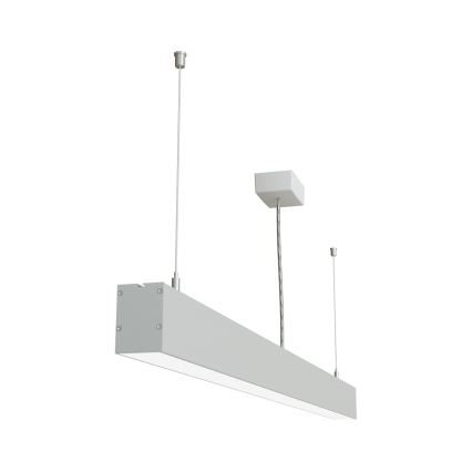 APLED - LED Lustr na lanku LOOK LED/46W/230V 4000K 120 cm stříbrná