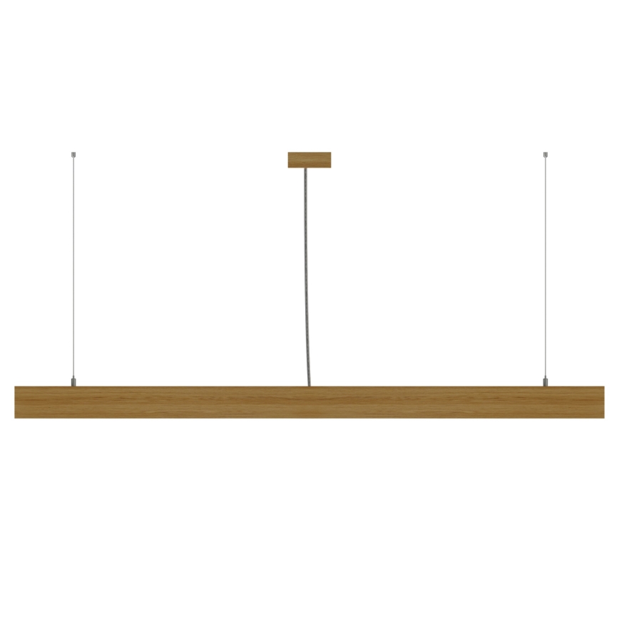 APLED - LED Lustr na lanku LOOK LED/48W/230V 4000K 150 cm dub