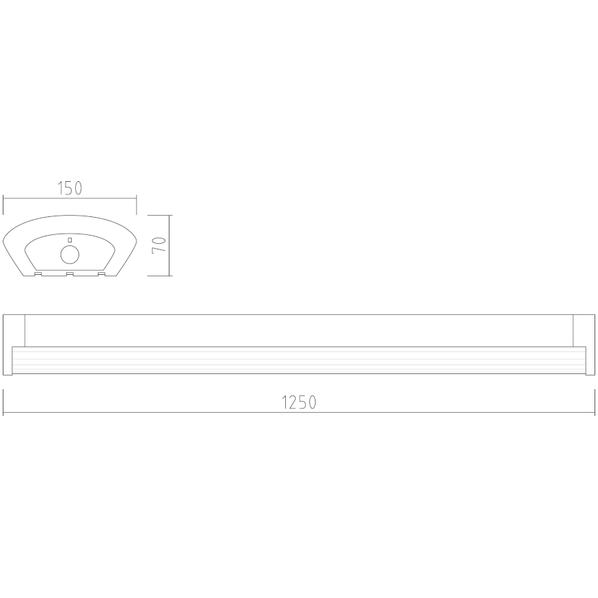 APLED - LED Přisazené svítidlo TROUT LED/36W/230V 4000K