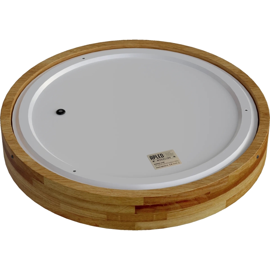 APLED - LED Stropní svítidlo RONDO LED/36W/230V pr. 40 cm dub