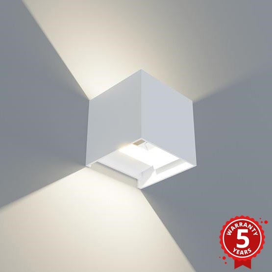 APLED - LED Venkovní nástěnné svítidlo CUBE 2xLED/3W/230V IP65