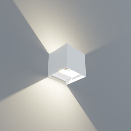 APLED - LED Venkovní nástěnné svítidlo CUBE 2xLED/3W/230V IP65