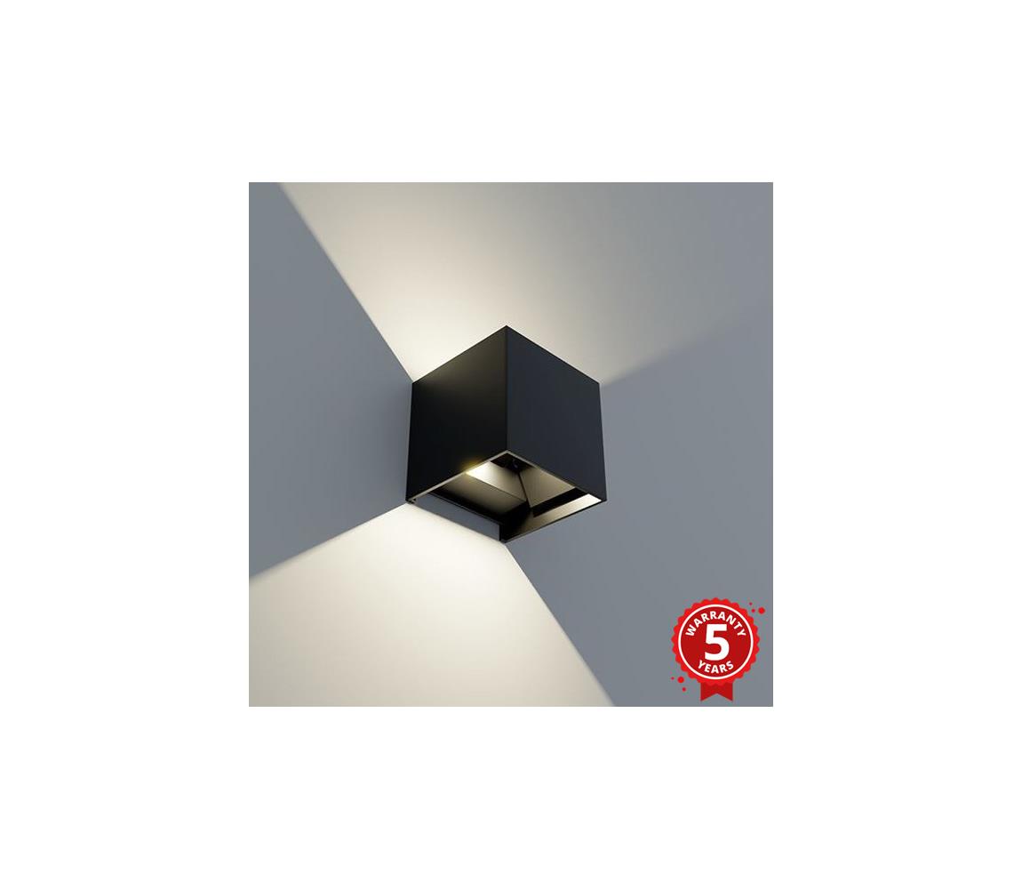 APLED APLED - LED Venkovní nástěnné svítidlo CUBE 2xLED/3W/230V IP65 