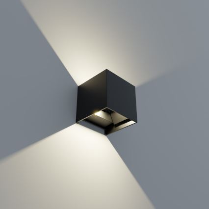 APLED - LED Venkovní nástěnné svítidlo CUBE 2xLED/3W/230V IP65