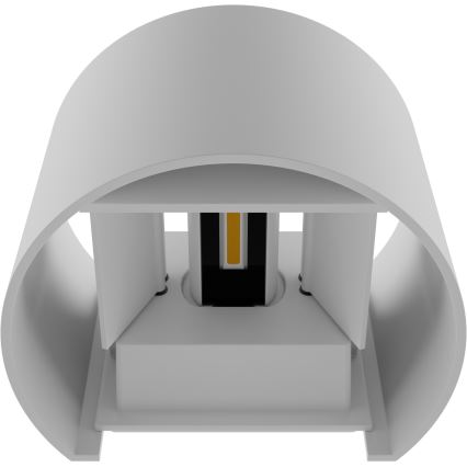 APLED - LED Venkovní nástěnné svítidlo OVAL 2xLED/3W/230V IP65