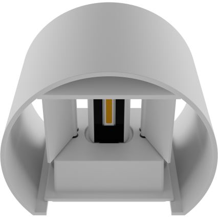 APLED - LED Venkovní nástěnné svítidlo OVAL 2xLED/3W/230V IP65