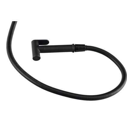 Aqualine - Bidetová baterie se sprškou pro podomítkovou instalaci matná černá