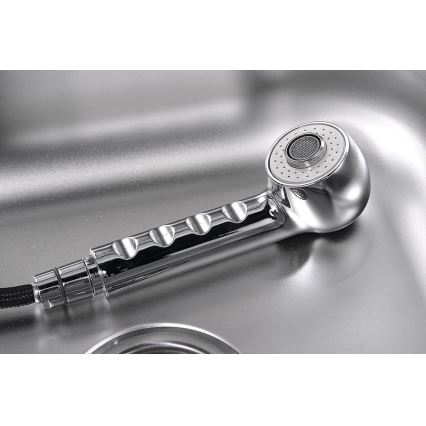 Aqualine - Dřezová baterie KASIOPEA 20 cm lesklý chrom