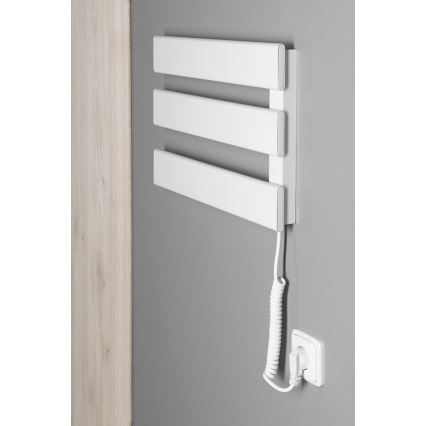 Aqualine - Elektrický sušák ručníků ELVIS 50W 46x34 cm bílá