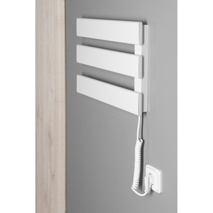 Aqualine - Elektrický sušák ručníků ELVIS 50W 46x34 cm bílá