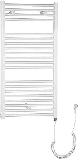 Aqualine - Koupelnový elektrický radiátor DIRECT-E 300W/230V 96 cm bílá rovné