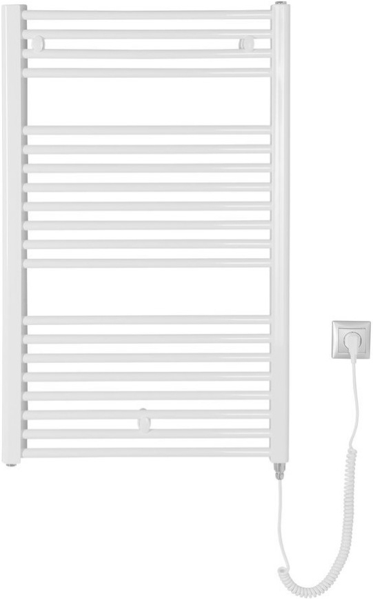 Aqualine - Koupelnový elektrický radiátor DIRECT-E 400W/230V 96 cm bílá rovné