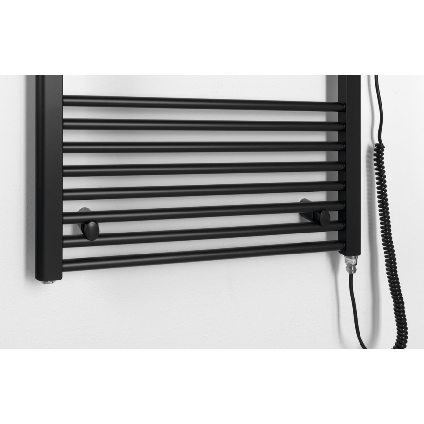 Aqualine - Koupelnový elektrický radiátor DIRECT-E 800W 168x60 cm matná černá