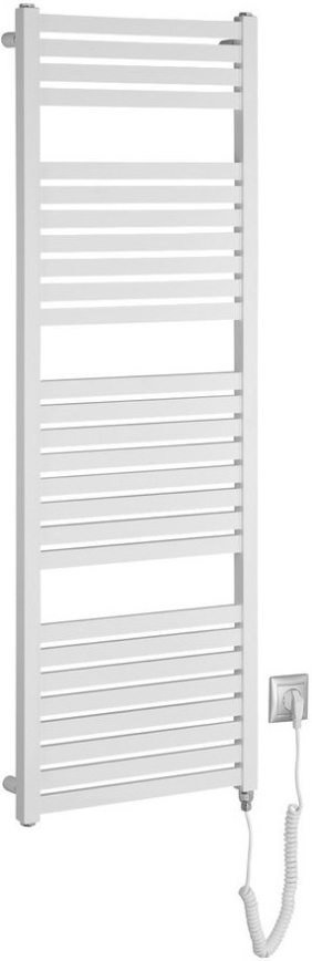 Aqualine - Koupelnový elektrický radiátor TONDI-E 500W/230V 133 cm bílá hranatý